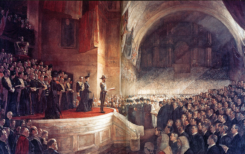 Opening of the first parliament of Australia in Melbourne, 1901 (Tom Roberts) (1856-1931)
